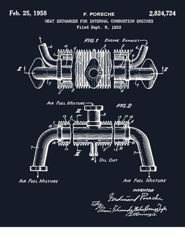 car shirts german engine patent drawing classic car shirts flat