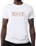 car shirts mens eat sleep piston white