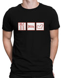 Car shirts mens eat sleep race track black