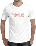 car shirts mens eat sleep shift white