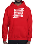 Car shirts flat everything I want to do is illegal car hoodie red