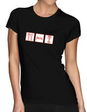 car shirts womens eat sleep piston black