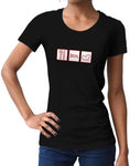 Car shirts womens eat sleep race track black