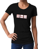 Car shirts womens eat sleep race track black