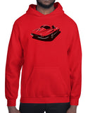 classic car shirts 1963 vette split window car shirts unisex hoodie red