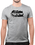 classic car t shirts vette grand sport race car mens t shirt car shirts heather gray