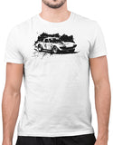 classic car t shirts vette grand sport race car mens t shirt car shirts white