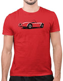 cobra t shirt classic car t shirts mens red