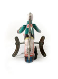 collectible toys 1950s wind up motorcycle racer japanese tin litho toy back