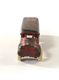 Collectible Toys Antique A C Williams Cast Iron Bus Toy Red front