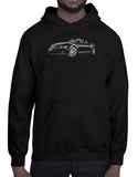 convertible bimmer german mens car hoodie black