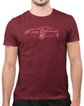 convertible bimmer german mens car shirt cardinal