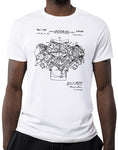 cross ram engine car shirts muscle car shirts mens white