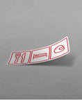 eat sleep race helmet funny car sticker