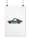 fan art 1968 mcqueen movie car poster
