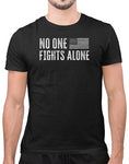 first responder shirts no one fights alone shirt black