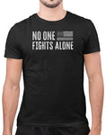 first responder shirts no one fights alone shirt corrections black