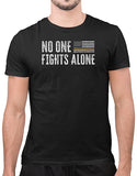 first responder shirts no one fights alone shirt dispatch black