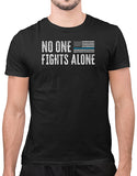 first responder shirts no one fights alone shirt ems black