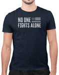 first responder shirts no one fights alone shirt military navy