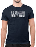 first responder shirts no one fights alone shirt military navy