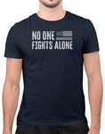 first responder shirts no one fights alone shirt police navy