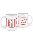 funny coffee mugs eat sleep race track front back