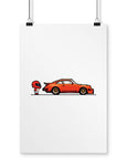 gaming posters 911 sports car art
