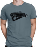hot rod 1932 roadster high boy t shirt rat rod shirt heather slate