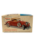 hubley 1930 packard roadster scale model kit box