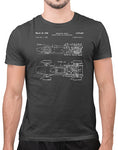 i crave cars 1968 race car patent t shirt asphalt