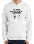I Have Your Back and This Piece to Your Car Funny T Shirts Hoodies premium hoodie white