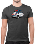 isetta race car shirt car shirts gray