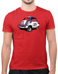 isetta race car shirt car shirts red