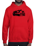 jdm hoodies sports car t shirts red hoodie car shirts
