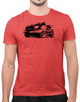 jdm shirts sports car t shirts heather red car shirts