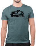 jdm shirts sports car t shirts heather slate car shirts