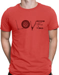 love tools mechanic t shirt mens car shirts heather red