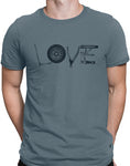 love tools mechanic t shirt mens car shirts heather slate