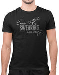 maybe swearing will help funny mens shirts mechanic t shirts graphic tee