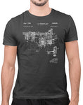 mechanic t shirts 1959 fuel injected engine patent t shirt asphalt