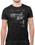 mechanic t shirts 1959 fuel injected engine patent t shirt black