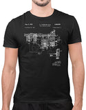 mechanic t shirts 1959 fuel injected engine patent t shirt black