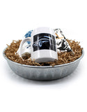 mens gift boxes blue oval mens t shirt gift basket side