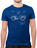 military t shirts 1942 willys military army vehicle patent t shirt blue