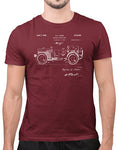 military t shirts 1942 willys military army vehicle patent t shirt cardinal