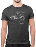 military t shirts 1942 willys military army vehicle patent t shirt charcoal
