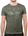 military t shirts 1942 willys military army vehicle patent t shirt heather olive