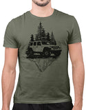 mountains off roading t shirts hoodies mens heather olive car shirts