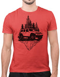 mountains off roading t shirts hoodies mens heather red car shirts